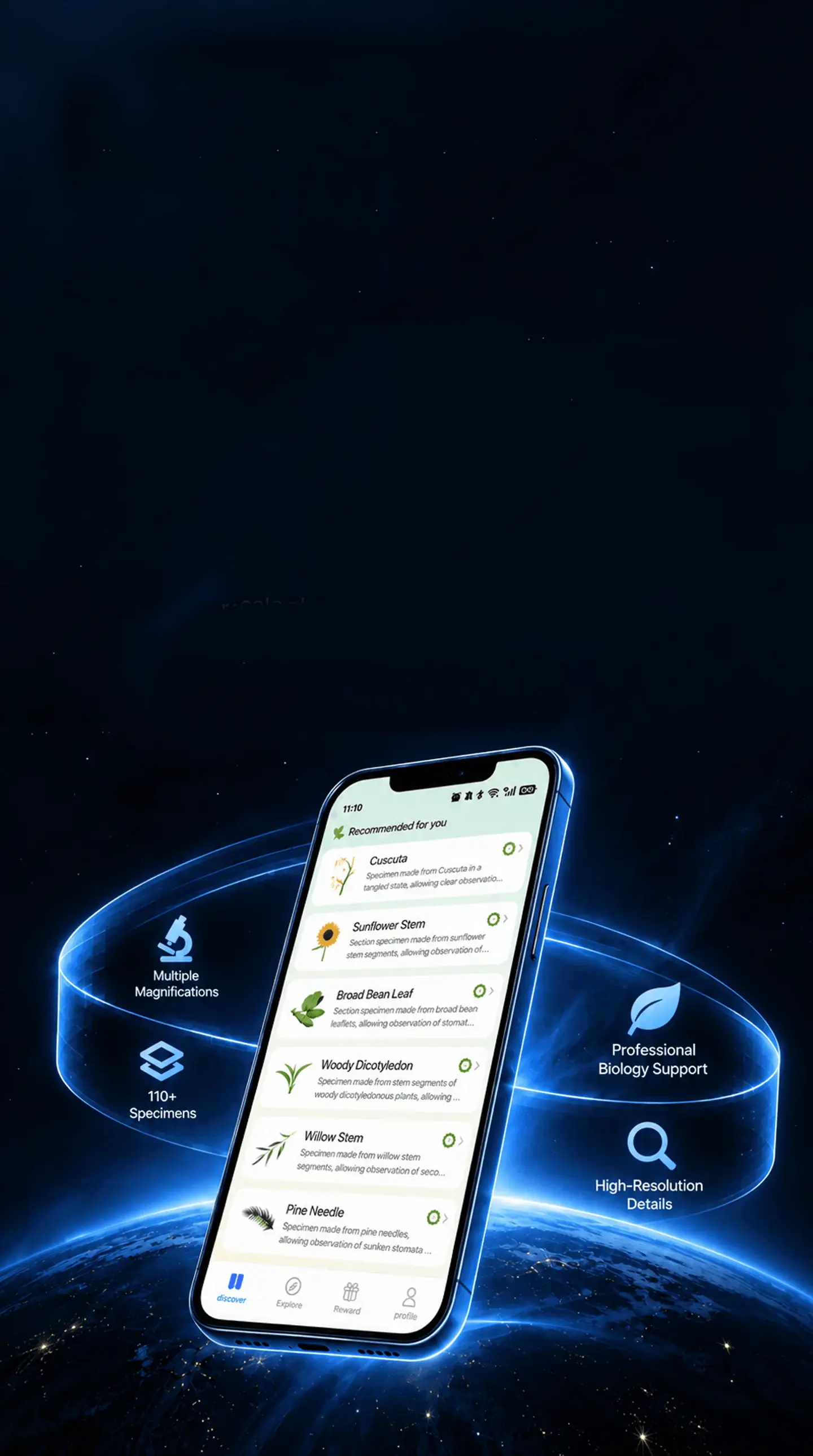 Wwai high-resolution digital microscopy with 110+ real biological specimens